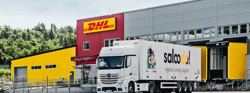 Samarbete mellan DHL Freight och Saloodo. Foto: DHL
