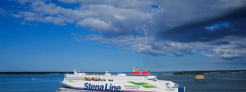 De 240 meter långa fartygen har 263 hytter, plats för 1 200 passagerare och en fraktkapacitet om 3 600 lastmeter. Foto: Stena