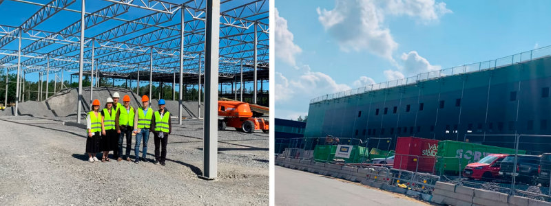 Hälsokrafts nya logistikcenter i Loviseberg Botkyrka. Foto: Hälsokraft