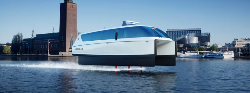 Världens snabbaste elektriska fartyg i SL-trafik mellan Ekerö och Stadshuset. Foto: Candela