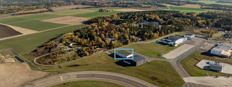 Flygfoto över skavstaområdet. Foto: Arlandastad Group