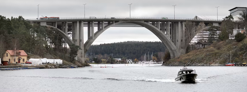 Svevia ska på uppdrag av Trafikverket renovera gamla Skurubron. Foto: Rickard Kilström