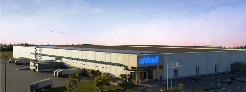 Rendering av byggnaden. Foto: SLP