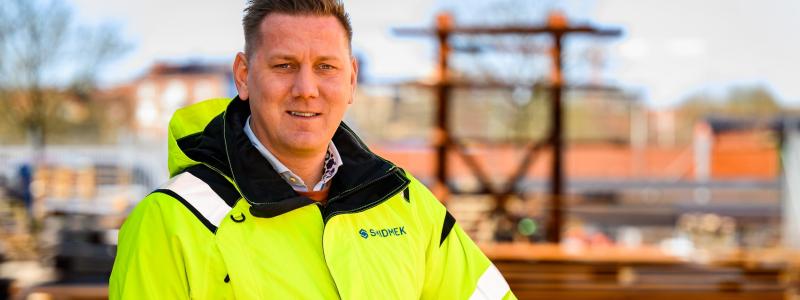 Smidmek vill vara det självklara valet för montage av lager- och logistikhallar. Foto: Smidmek