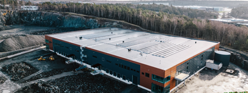 Sörred Logistikpark ligger i nära anslutning till Göteborgs Hamn. Foto: Platzer