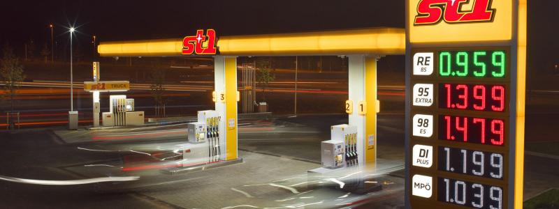 St1-station i Norge. Foto: St1