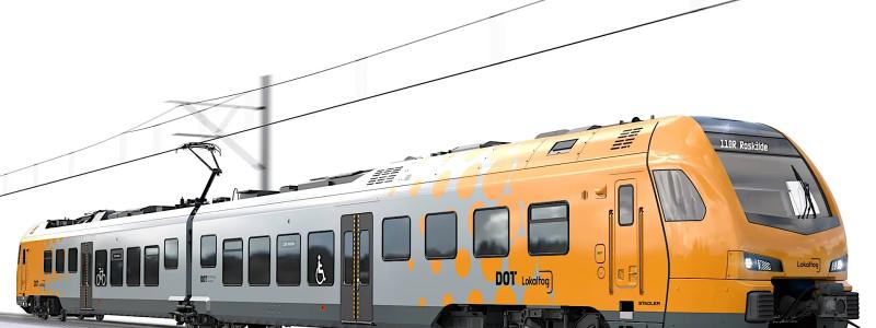 Tågen kommer att ha en topphastighet på 160 kilometer i timmen, vilket möjliggör nya servicemöjligheter på det statliga järnvägsnätet. Lokaltog förväntar sig att de nya tågen levereras av Stadler mellan fjärde kvartalet 2027 och slutet av 2028. Den slutgiltiga leveransplanen fastställs vid årets slut. Bild: STADLER