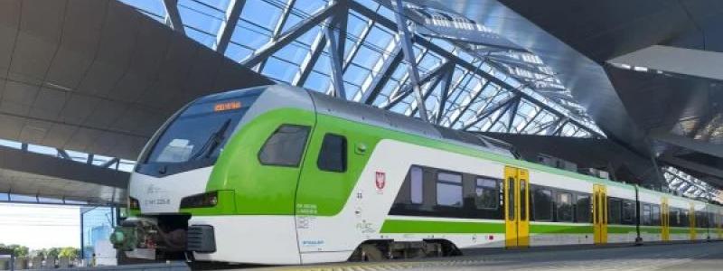 De nya tågen kommer att trafikera alla linjer hos Koleje Mazowieckie och binda samman städer som Siedlce, Łowicz, Skierniewice, Radom och Działdowo. Foto: Källa: Stadler, Inc.
