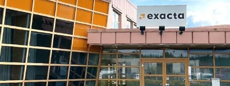 Exactas nya anläggning finns på Magasinsvägen 5 i Karlskoga. Foto: Exacta