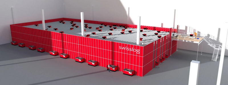 Prime Cargo väljer AutoStore-lösning till ett lager i Vestby, fyra mil söder om Oslo. Foto: Swisslog