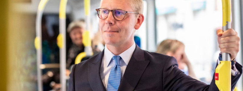 Kristoffer Tamsons (M), ordförande för SL. Foto: SL