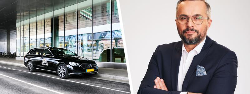 Dimitrios Nikopoulos, ordförande Taxi Stockholm. Foto: Taxi Stockholm