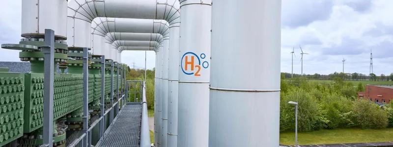 Tysk vätgasanläggning. Foto: Thyssengas