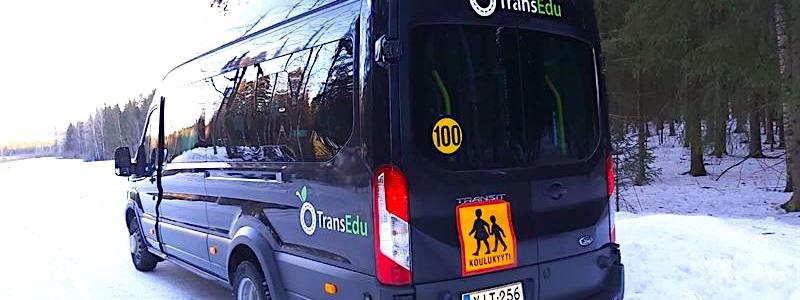 TransEdu, del av Nobina, får förnyat och utökat uppdrag i Helsingfors med 15 elfordon för serviceresor. Foto: Nobina