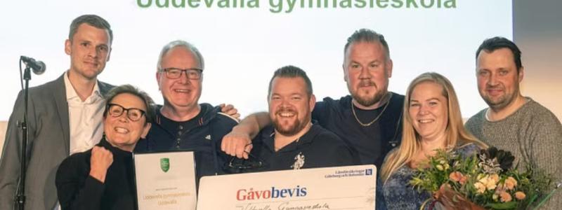 Förra året blev Uddevalla gymnasieskola Årets Transportskola. Vilken skola får utmärkelsen i år? Åtta finalskolor är utsedda och har möjlighet att ta hem titeln i oktober. Foto: Liza Simonsson.