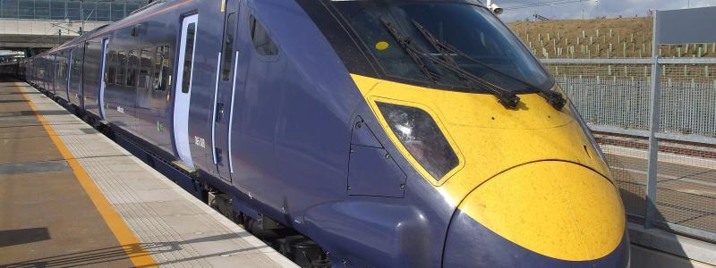 Snabbtåg vid Ebbsfleet International station i England. Foto: Creative Commons Lic. Kredit: Sunil060902