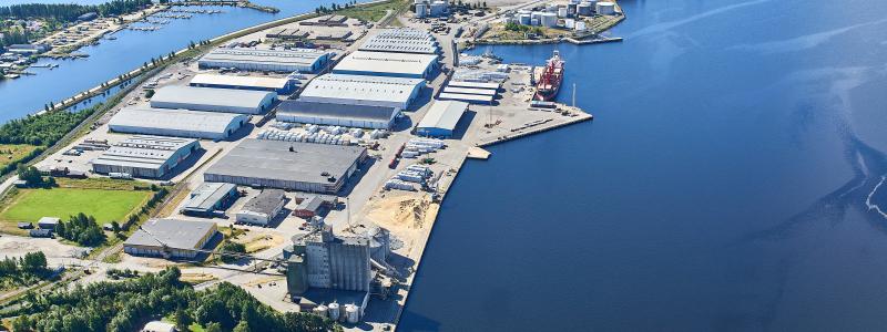 Umeå hamn. Foto: Lars Lindh