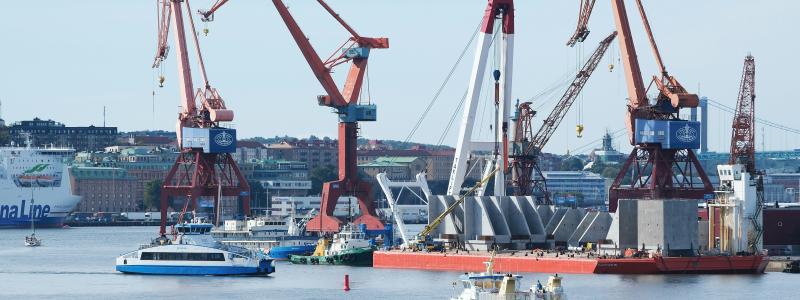 Göteborgs hamn. Foto: Dmitrii E./Unsplash