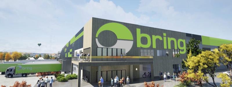 Logicenters bygger stor terminal till Bring i Vaggeryd Foto: Logicenters