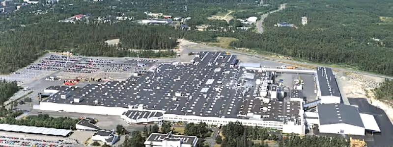 Valmet sadlar om i finska Nystad. Produktionen av pansarfordon ersätter delvis personbilstillverkningen. Foto: Valmet