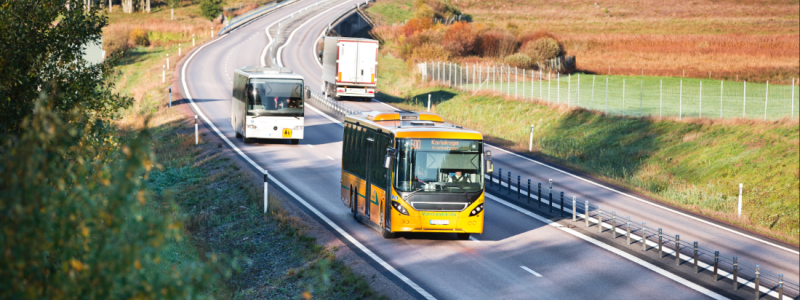 Regionbuss. Foto: Øyvind Lund