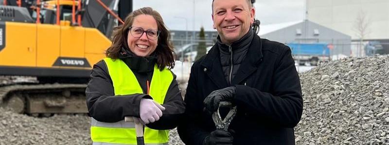 Tankstationen förväntas vara klar till sommaren 2024 och kommer uteslutande att erbjuda grön vätgas. Foto: Nilsson Energy