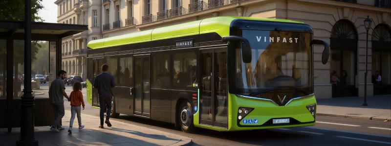 VinFast kommer att presentera sina nya elbussmodeller på Busworld Europe 2025 Bild: Vinfast