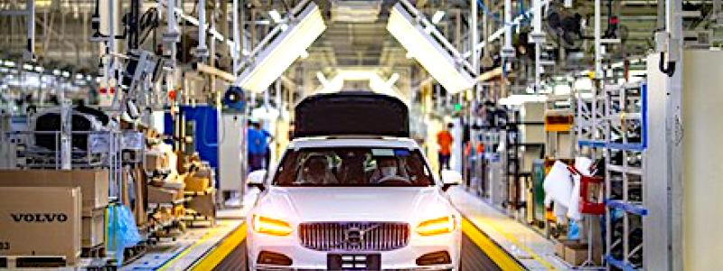Volvo Cars fabrik i Kina. Foto: Volvo Cars