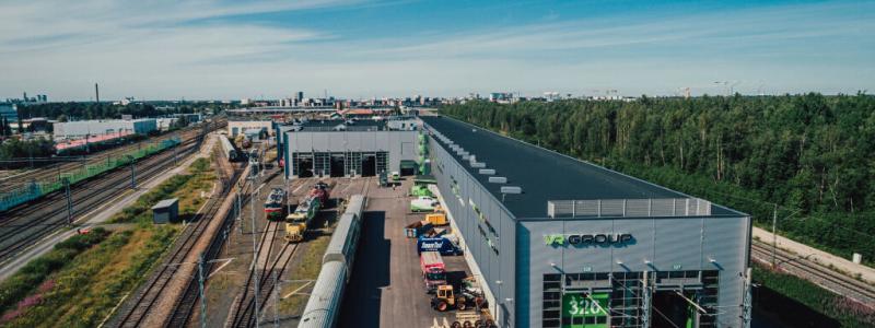 Uleåborgs depå står nu redo att bli en central nod för både finska och internationella projekt inom järnvägssektorn. Foto: VR