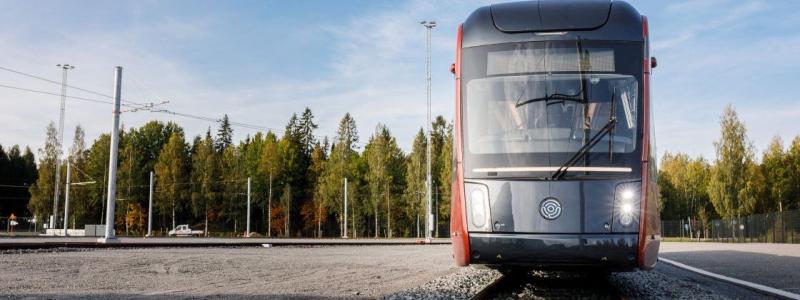 Tammerfors spårväg planerar att utvidgas i riktning mot stadsdelen Vuores. Sweco tar fram den nya huvudplanen. Foto: Pasi Tiitola / Tampereen Raitiotie Oy.
