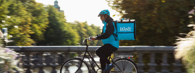 Wolt levererar mat från Helsingborgs lokala restauranger. Foto: Wolt