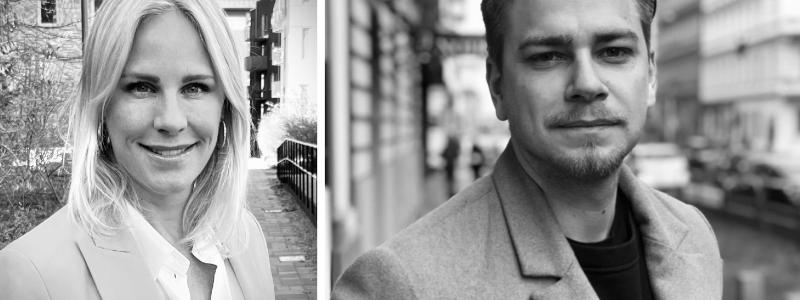Filippa Billing Holst och Jonathan Andersson. Foto: Wolt