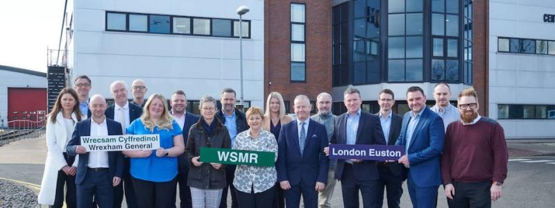 WSMR-teamet hos Alstom. Foto: WSMR