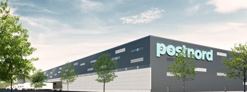 Postnords logistikfastighet i Norrköping. Bild: Mattsons