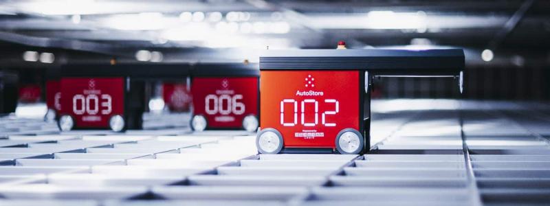 AutoStore-systemet är designat för att klara 1 700 orderrader i timmen. Foto:  Element Logic