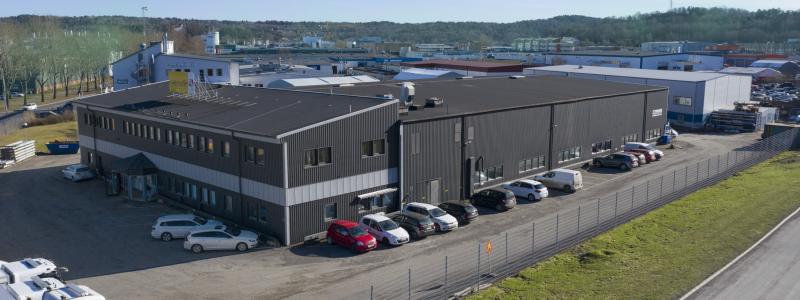 Derome Maskinuthyrning hyr 1 530 kvadratmeter i Revelops fastighet i Mölndal. Foto: Revelop