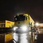 Nyladdad lastbil inför dagens arbetspass. Foto: Jenny Leyman