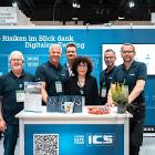 ICS:s team på mässan i Berlin: Andreas Langer, Stefan Zorn, Patric Birr, Yasmin Lenth, Martin Krabbe och Thomas Stellmach. Foto: ICS