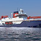 Så här ska skeppet se ut: Den nya Polarstern kommer att kunna tillbringa mer än 300 dagar per år till sjöss.
Foto: Thyssenkrupp Marine Systems