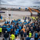 Efter expansionen kommer byggnadens yta att öka med drygt 30 000 kvadratmeter, vilket ger en total yta på 180 000 kvadratmeter. Fotograf: Ahlsell