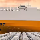 Totalt exporterades cirka 111 000 bilar, en nedgång på 21 procent jämfört med året innan. Foto: Vroom