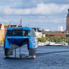 Bärplansbåten Nova på Stockholms ström Foto: Transdev