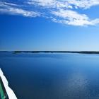 Fartygsdäck i skärgård. Foto: Föreningen Svensk Sjöfart