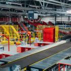 Logistikcentret hanterar internationella, europeiska och inhemska försändelser i en takt på upp till 6 500 per timme. Foto: DHL