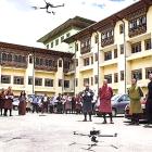 En drönare från Matternet används i tester av paketleveranser via luften. Foto: Matternet