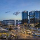 Vy över Korsvägen och Svenska Mässan Gothia Towers. Foto: Svenska Mässan Gothia Towers