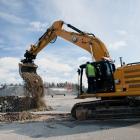 Nyligen togs det första spadtaget till terminalen som ska stå klar innan julhandeln 2027. Foto: Bring