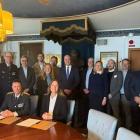 Försvarsmakten har nyligen tecknat samverkansavtal med Drivkraft Sverige, branschorganisation för bränsle-, drivmedels- och laddbolag. Foto: Drivkraft Sverige