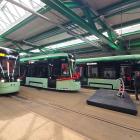 Åtta fordon har hittills levererats till Frankfurt an der Oder, och enligt Škoda kommer ytterligare två att anlända inom kort. De tre sista befinner sig i slutfasen av tillverkningen. När alla är i drift kommer de att ersätta stadens äldre vagnpark bestående av KT4-vagnar från tidigare decennier. Foto: Skoda