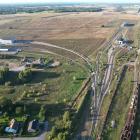 Hallsberg Rala har en yta på 26 000 kvadratmeter och 670 meter järnvägsspår. MSG Terminal hyr terminalen på 10 år för 2,6 mkr i årliga hyror och avgifter. Foto: Train Alliance